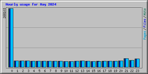 Hourly usage for May 2024